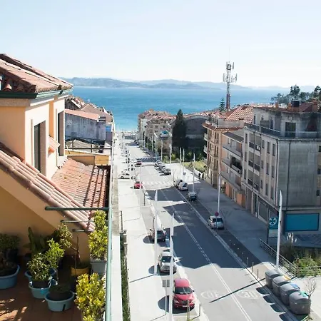 Precioso Atico Con Terraza Y Vistas A Silgar. Lägenhet Sanxenxo